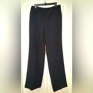 Zoey brand Black High rise Wide Leg zipper back closure Pants. Size 12 NWT